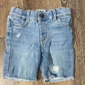 OshKosh B'gosh Kids Distressed Blue Denim Shorts